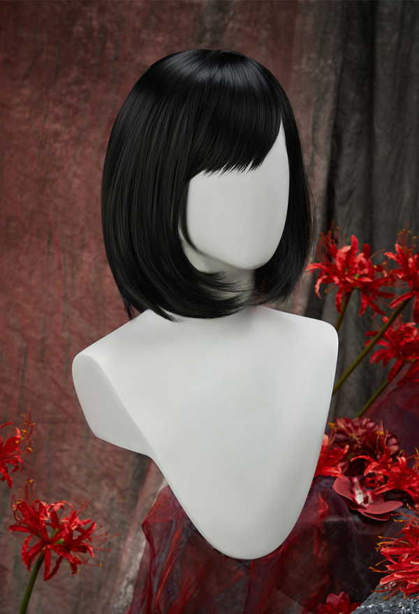 Silent Hill F Hinako Shimizu Cosplay Wig Short Black Wig
