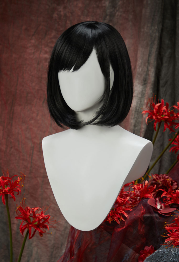 Silent Hill F Hinako Shimizu Cosplay Wig Short Black Wig