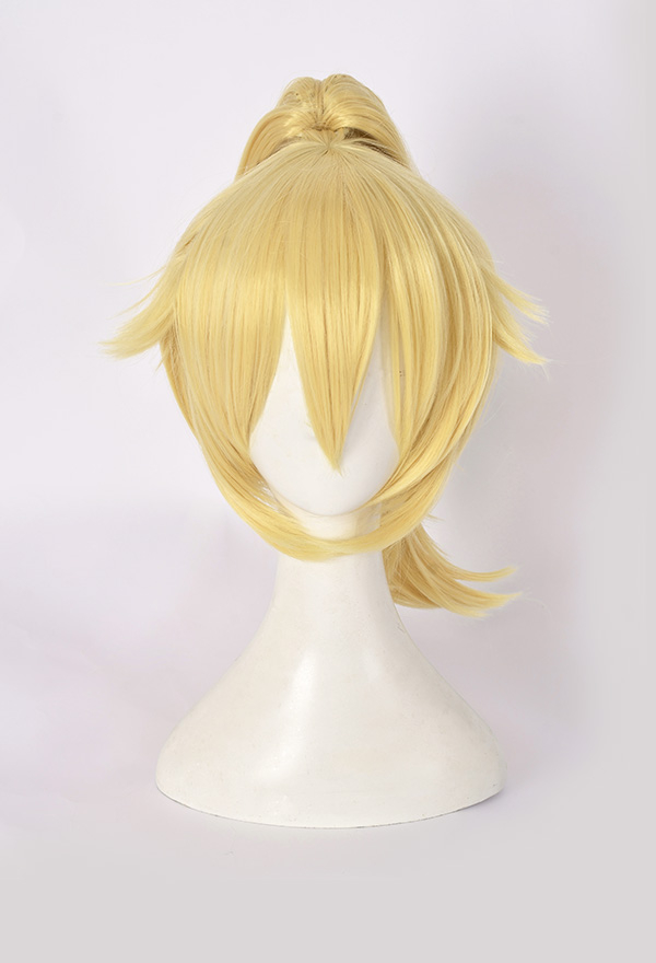 Pink Princess Blonde Long Cosplay Wig