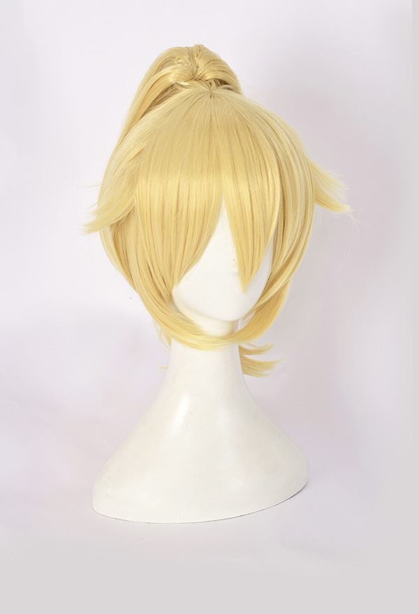 Pink Princess Blonde Long Cosplay Wig