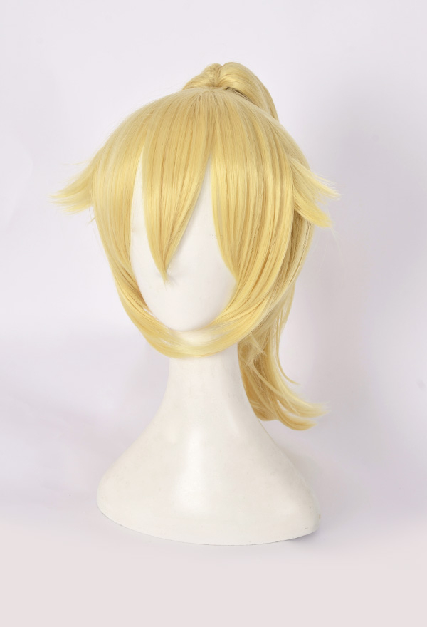 Pink Princess Blonde Long Cosplay Wig