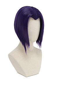 Raven Purple Short Straight Cosplay Wig for Halloween