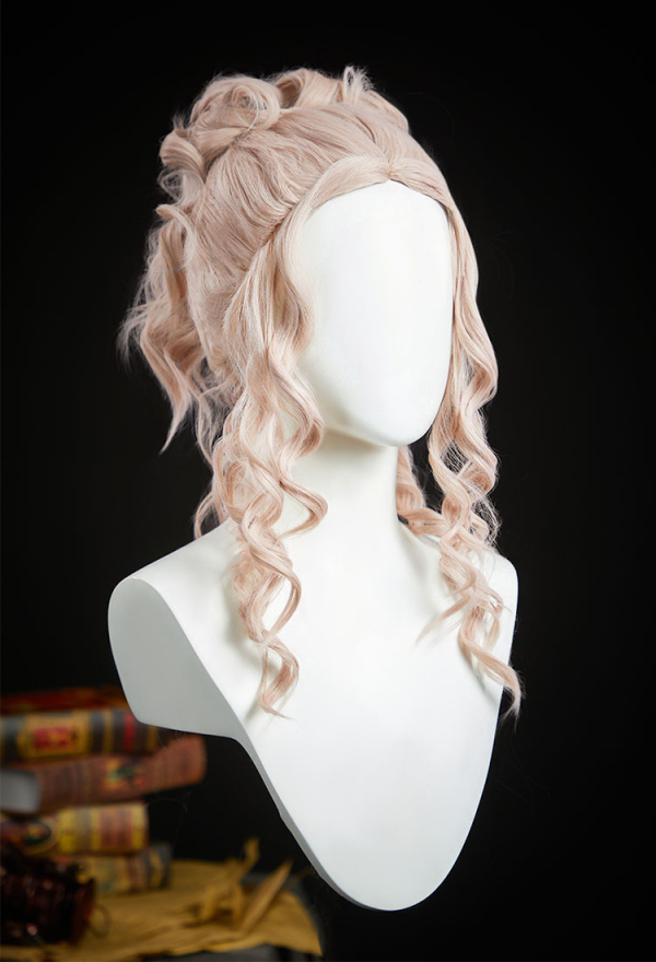 Wednesday Enid Sinclair Cosplay Wig Pink Curly Wig