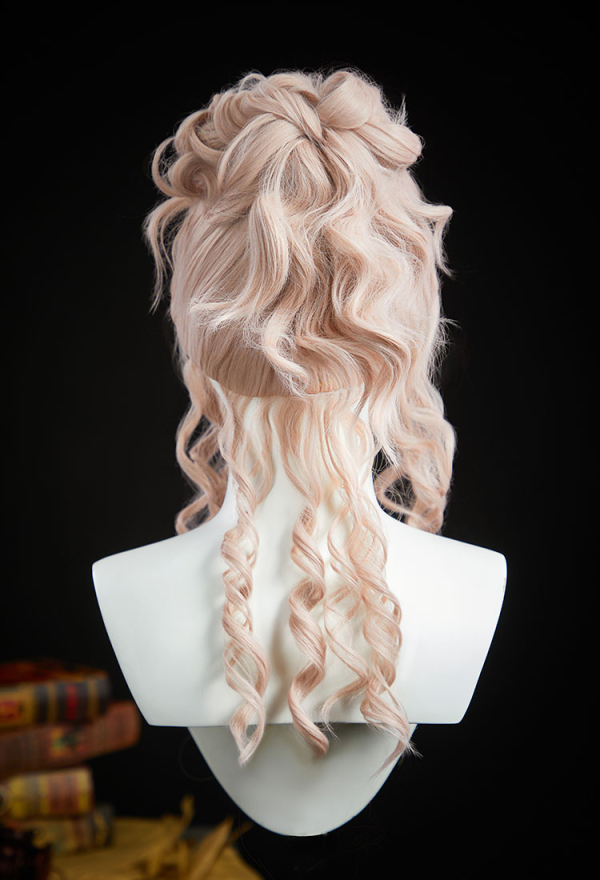 Wednesday Enid Sinclair Cosplay Wig Pink Curly Wig