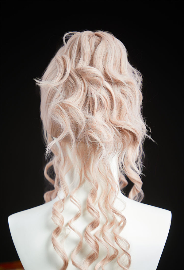 Wednesday Enid Sinclair Cosplay Wig Pink Curly Wig