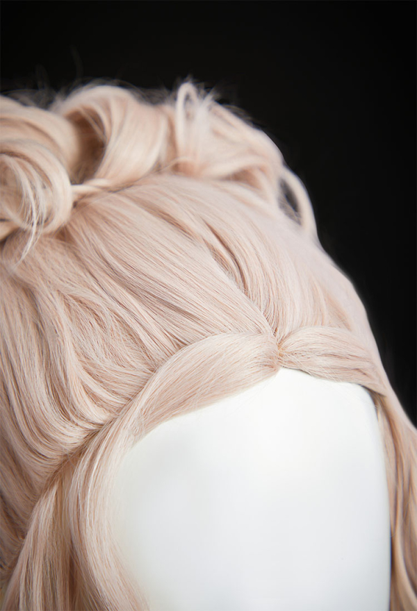 Wednesday Enid Sinclair Cosplay Wig Pink Curly Wig