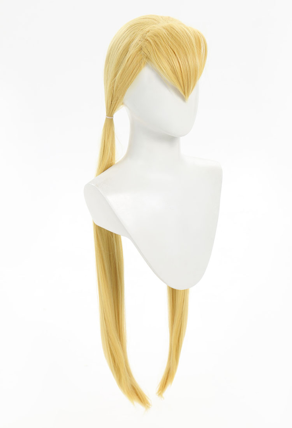 Winx Club Stella Blonde Straight Wig with Bangs Long Cartoon Anime Halloween Cosplay wig